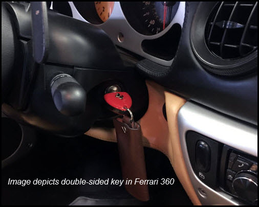 Ferrari key in Ferrari 360