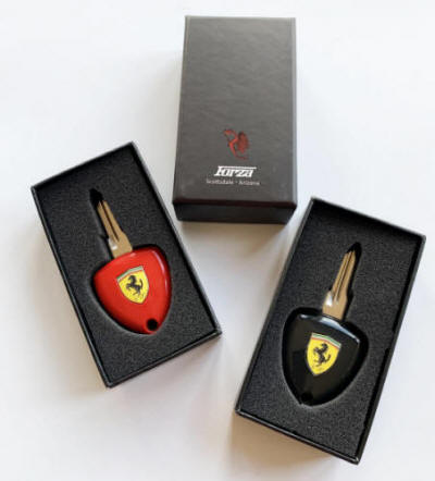 Ferrari key in gift boxes